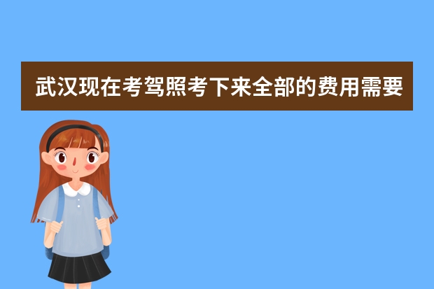 武汉现在考驾照考下来全部的费用需要多少钱？