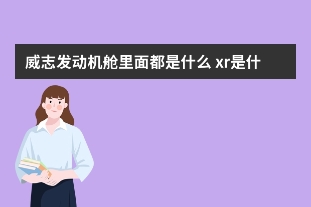 威志发动机舱里面都是什么 xr是什么发动机怎么样